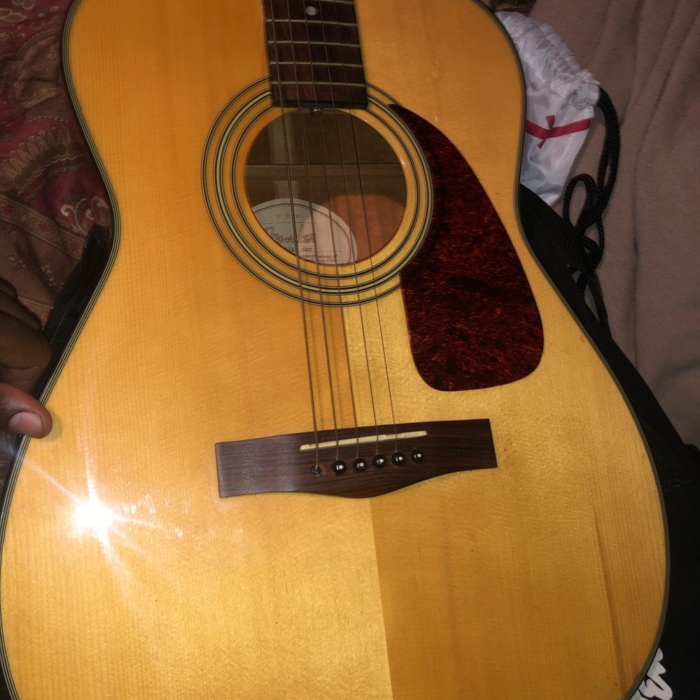 Acoustic Guitar Everything Is All It Needs Is One String